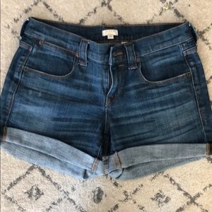 J.Crew Cuffed Denim Shorts
